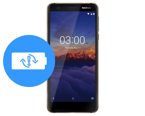 Замена аккумулятора (батареи) Nokia 3.1