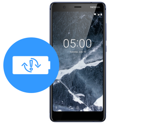 Замена аккумулятора (батареи) Nokia 5.1