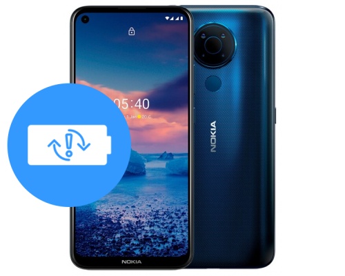 Замена аккумулятора (батареи) Nokia 5.4